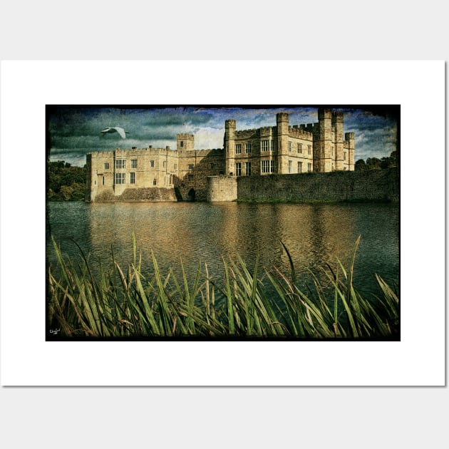 Leeds Castle Across the Moat Wall Art by Chris Lord